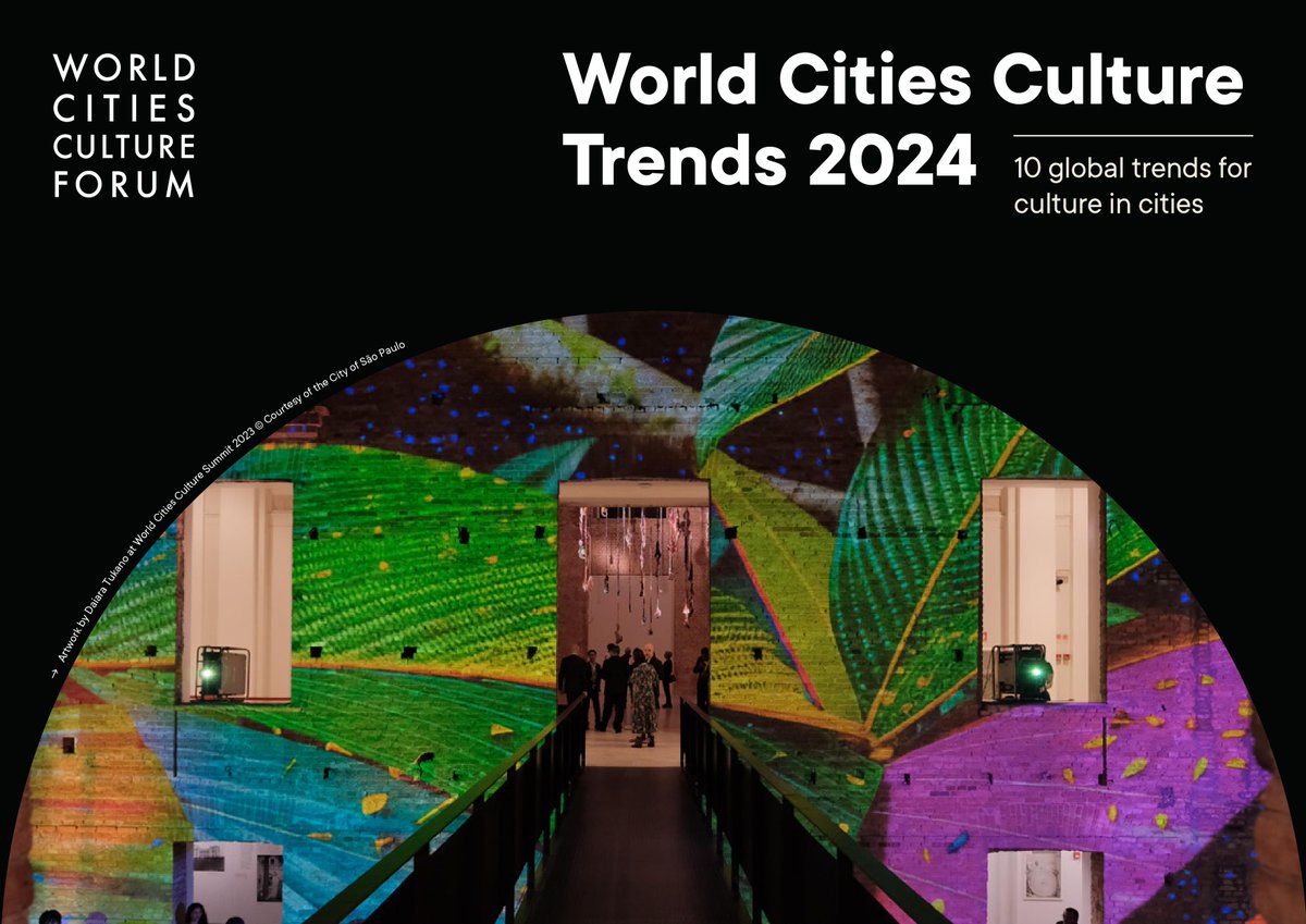 NEWS: We've launched the World Cities Culture Trends 2024 Report

From rapid technological change to geopolitical instability, there are no quick fixes for the challenges global cities face. 

Find out how cities are putting cultural solutions into action: bit.ly/498BWC3