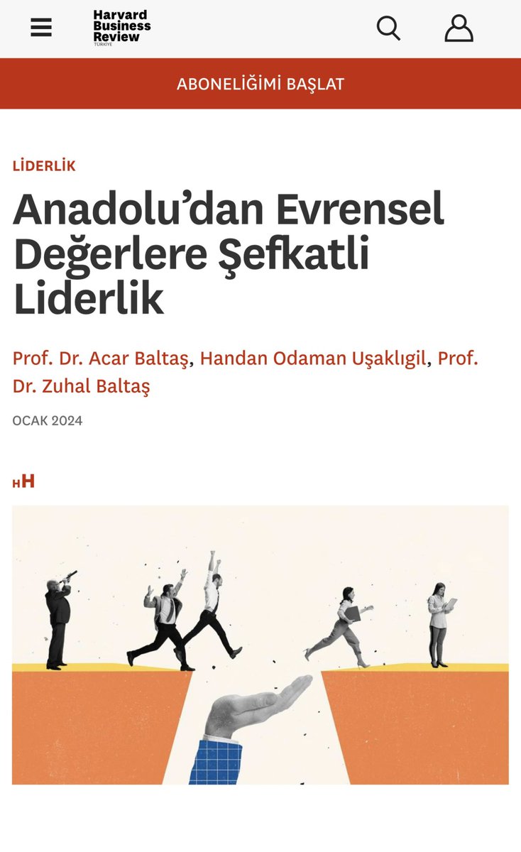 Görünüşe göre bitmeyen Ocak ayının artık sonuna geliyoruz, ama bizim heyecanımızın asla sonu yok! 🚀 <a href="/HBRTurkiye/">HBR Türkiye</a> Ocak 2024 sayısında yayımlanan makalemizi sizlerle paylaşmaktan çok mutluyum🌟 İyi fikirler asla eskimez. Dijitalden de erişince, artık zamansız olur! ☺️ <a href="/baltasgrubu/">Baltaş Grubu</a>