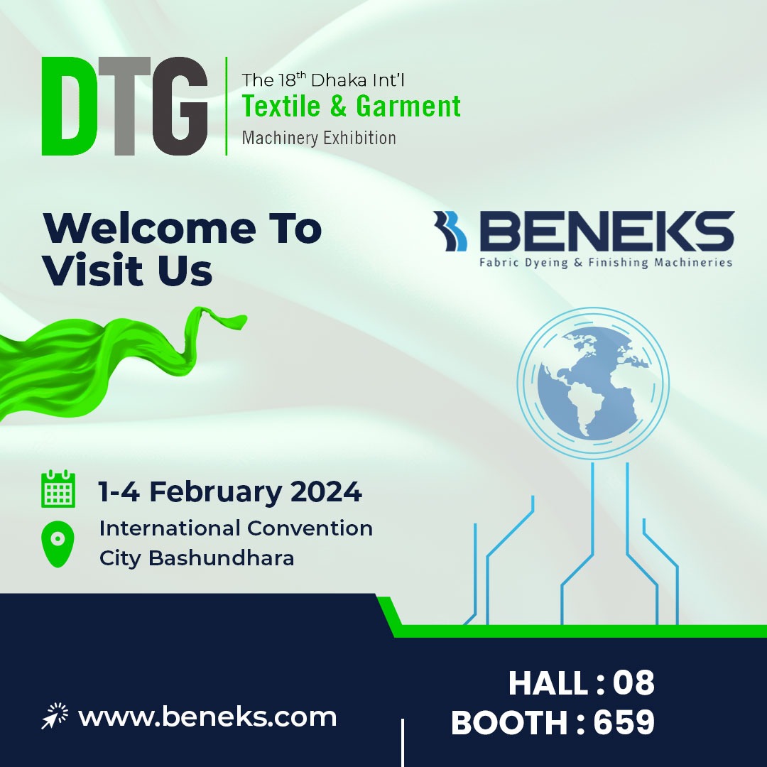 BeneksM's tweet photo. Bu yılın en heyecan verici etkinliklerinden biri olan  2024 Dhaka International Textile &amp; Garment Machinery Fuarı'nda yer alıyoruz! 

📅 Tarih: 1-4 Şubat 2024
📍 Yer: International Convention City Bashundhara

Görüşmek üzere! 👋 https://t.co/uqaFQxoVwX