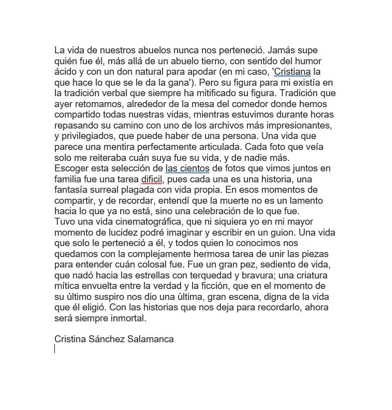 jsanchezcristo's tweet photo. Comparto este bello texto de la cineasta Cristina Sánchez Salamanca. https://t.co/qUdiYwPHlE