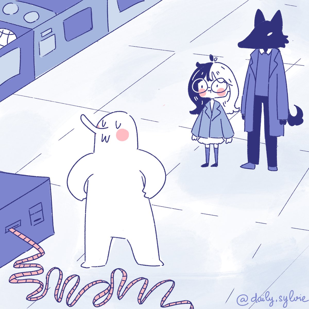 daily__sylvie's tweet photo. #78
Today, Haiakiel and I hung out at an arcade. Super fun. There was a machine that we really wanted to play but there was a guy who won like a thousand tickets from it and we had to wait for like half an hour for him to finish getting all of his tickets ._.
#comics #art #artist https://t.co/7zr9TpYaO6