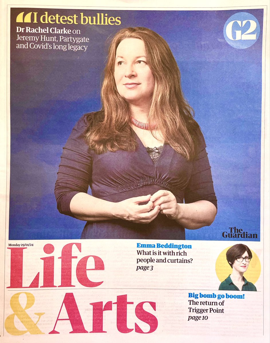 Thank you so much <a href="/guardian/">The Guardian</a> &amp; <a href="/zoesqwilliams/">@zoesqwilliams.bsky.social</a> for interviewing me about Covid, junior doctors, government spin &amp; why it felt so burningly important to bring the NHS’s pandemic to screen.

BREATHTAKING is coming to <a href="/ITV/">ITV</a> in Feb. Please watch 💙 #NHS

theguardian.com/world/2024/jan…