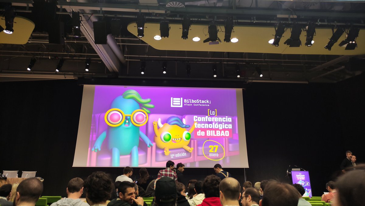 AinaraGM's tweet image. Lunes de resaca de emociones de @BilboStack . Es un gusto ver el resultado después de meses de trabajo. Un placer como cada año de poner mi granito de arena creando la imagen. La semana que viene lo cuelgo en mi web #bilbostack24 &amp;gt;&amp;gt;