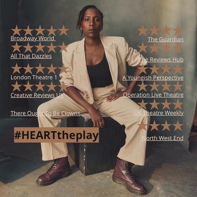 Final week of HEART @BrxHouseTheatre Must end Saturday 3rd Feb. #HEARTtheplay Tix: brixtonhouse.co.uk/shows/heart/