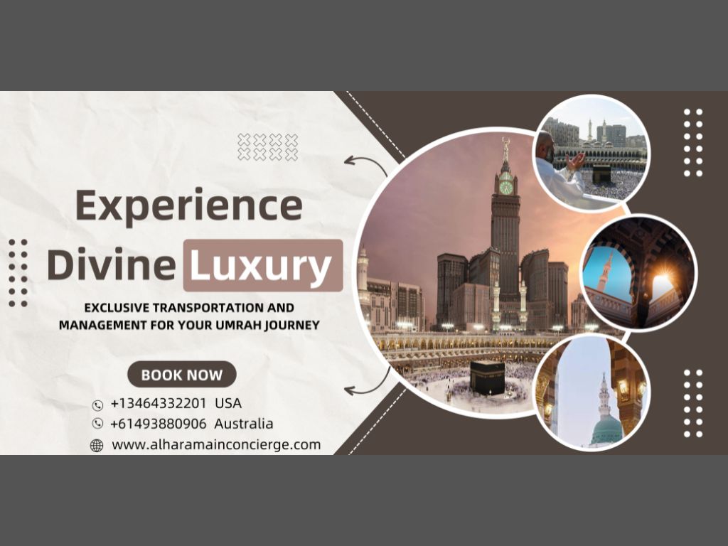 AlharamainC's tweet image. Indulge in divine luxury with our complete Umrah package offering seamless transportation and expert management. Book now for a spiritual journey.
#LuxuryUmrah #SpiritualJourney #DivineTravel #UmrahExperience #BookNow #CompletePackage #LuxuryTransportation #ReligiousPilgrimage