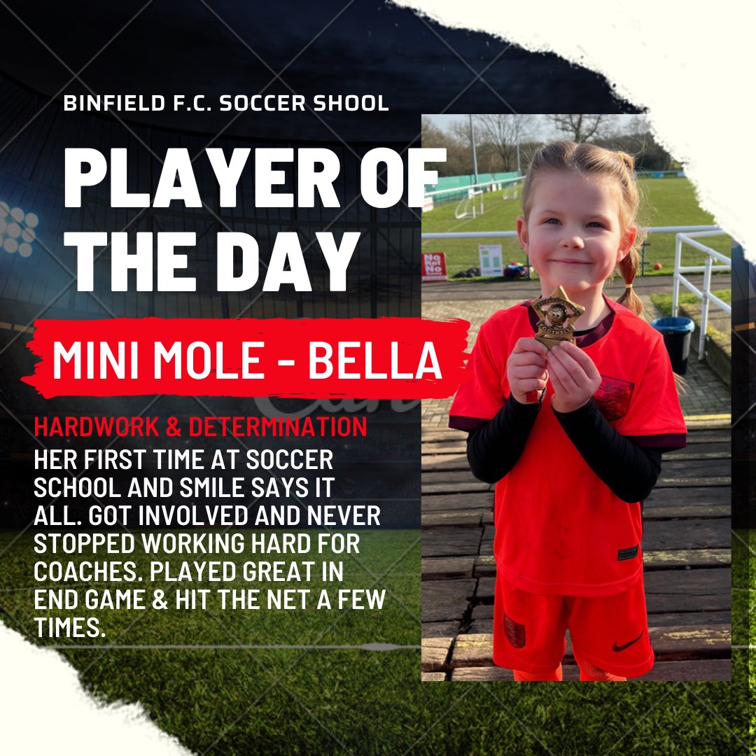 Great to welcome new mini moles, especially our new Lionesses girls group that will start officially next Sunday. Hearing ‘kick the coach’ a favourite! Year 1 improvement on pass &amp; move &amp; importance to think, look &amp; check those shoulders. Some fantastic football in end game.