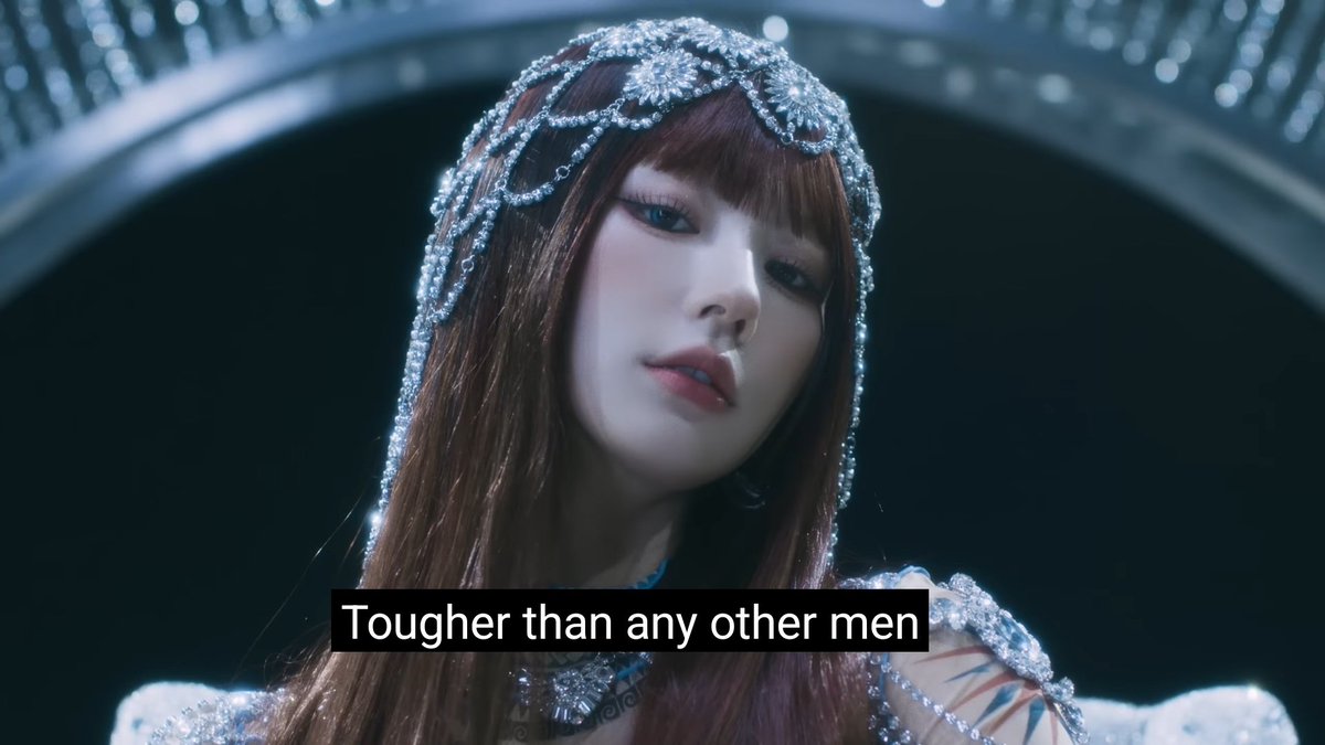 idlecharts's tweet photo. "Tougher than any other men"
– MIYEON in "Super Lady"

#GIDLE #여자아이들 https://t.co/KajZjEvYKK