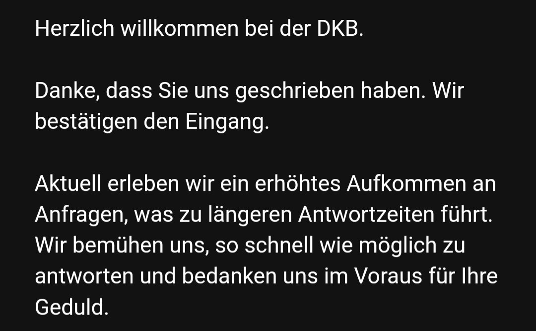 frank_sinatrus's tweet photo. @DKB_de Das ist alles was man bekommt...und dann wochenlang kein Lebenszeichen https://t.co/fT1jLXB4Se
