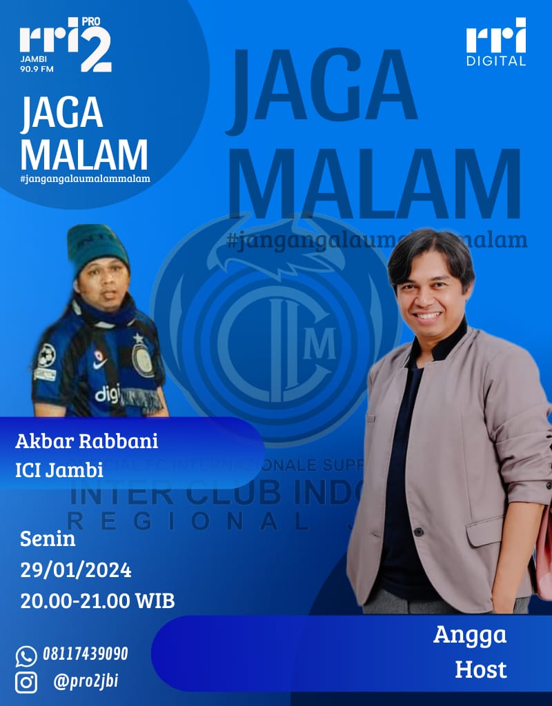 Yok dengerin Obrolan santai bang Akbar dengan suka dukanya sebagai Fans Inter, konon katanya beliau memutuskan jadi fans Inter saat Giuseppe Meazza mencetak Gol yang ke 284.