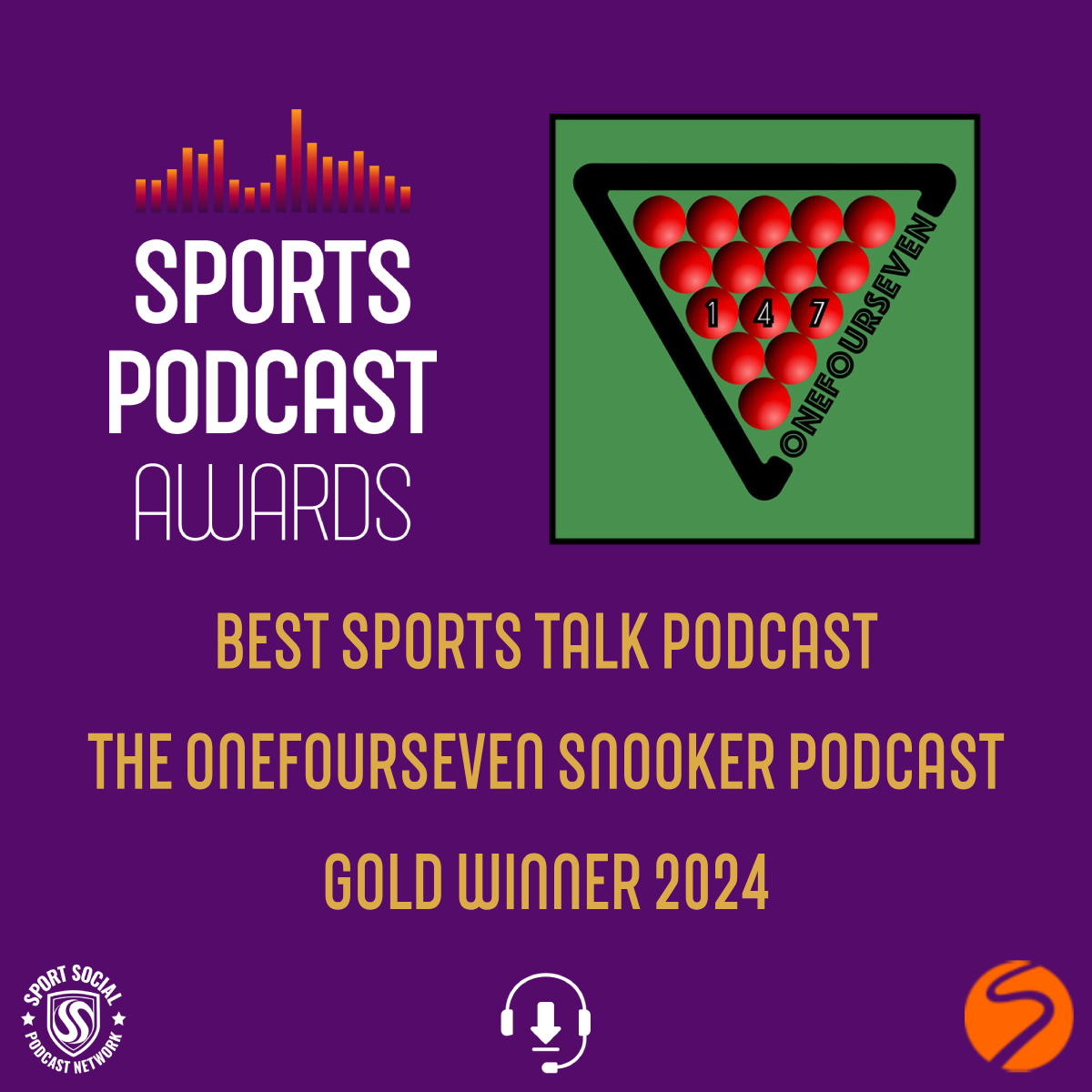 SportsPodGroup's tweet image. 🥇 The Best Sports Talk Podcast Gold Award goes to…
The onefourseven Podcast @onefoursevenpod 🏆👏