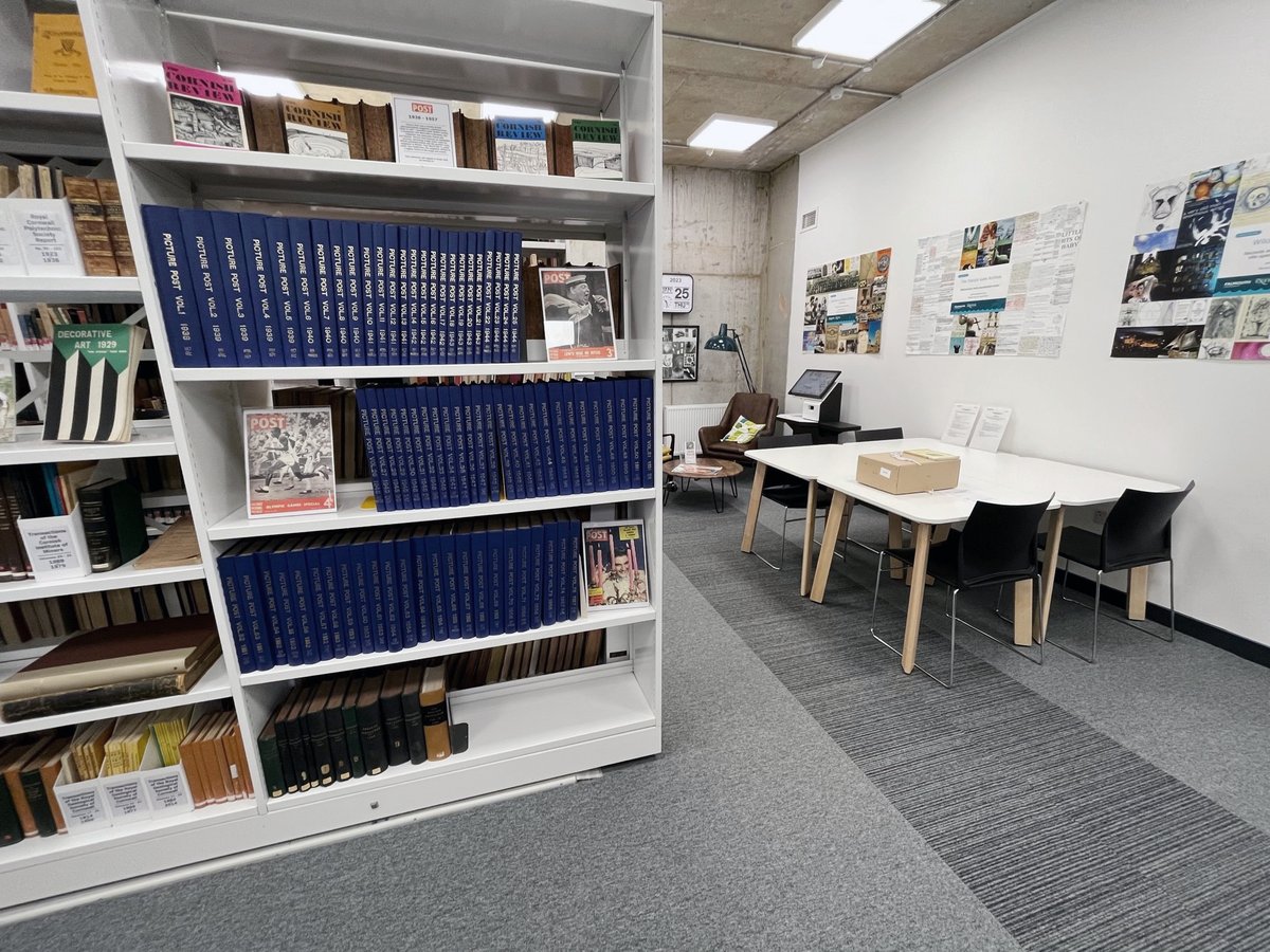 Fal Ex Archives (@fxarchives) on Twitter photo We are now open for appointments! After a big audit over the past two weeks we are happy to start the new year with our first researchers, tours, teaching, workshops and exhibitions. Please get in touch to discover something new for the year! <a href="/FalmouthUni/">Falmouth University</a> <a href="/UniExeCornwall/">University of Exeter, Cornwall</a> #ARCHIVE We are now open for appointments! After a big audit over the past two weeks we are happy to start the new year with our first researchers, tours, teaching, workshops and exhibitions. Please get in touch to discover something new for the year! <a href="/FalmouthUni/">Falmouth University</a> <a href="/UniExeCornwall/">University of Exeter, Cornwall</a> #ARCHIVE