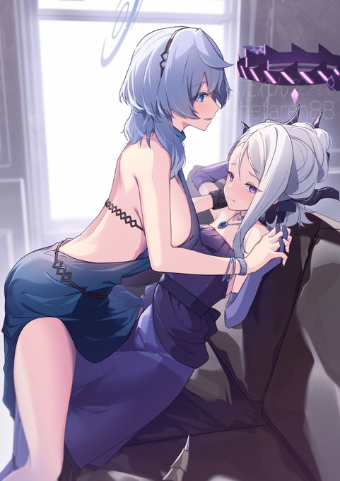 ドレスヒナアコ
#ブルアカ 