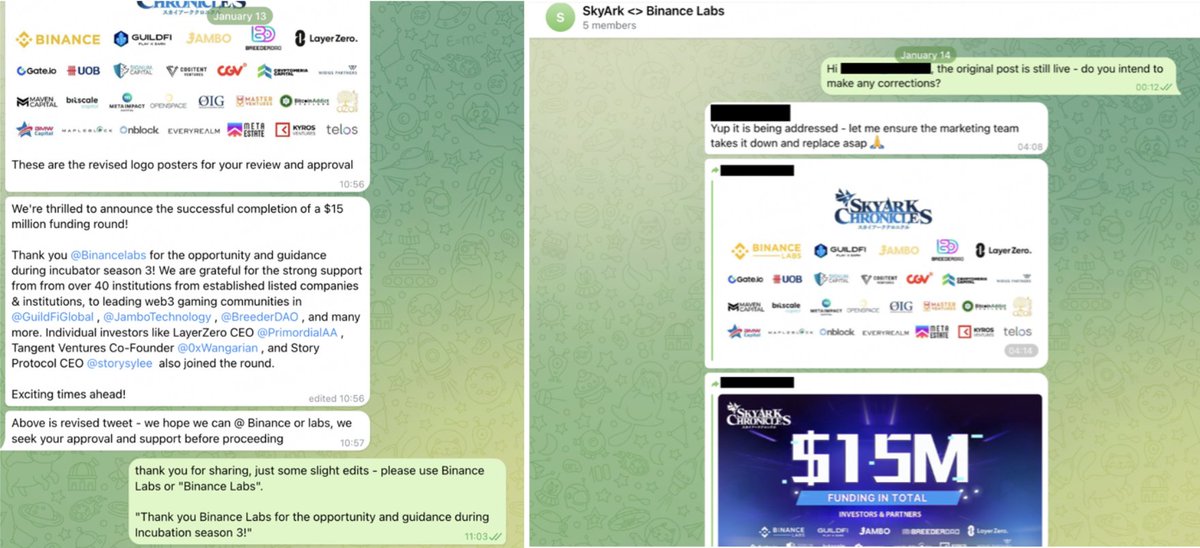 Over the past few years, Binance Labs has invested in hundreds of projects. As an investment firm, we always do our best to support the projects we invest in. Naturally, every investment firm hopes that their portfolio projects will develop well.

1) Under normal circumstances,