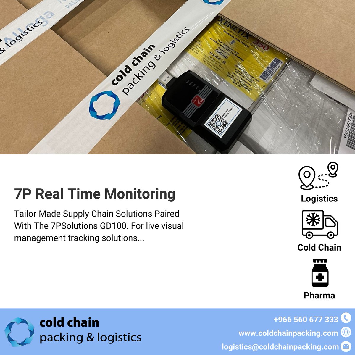 CCP Logistics (@ccpksa) on Twitter photo .<a href="/7PSolutions/">7PSolutions</a> provides Global Visual Management to biopharma, high-value, high-theft risk cargoes and progressive industries and manufacturers around the world who need to communicate with their assets or manage their #SupplyChain.
coldchainpacking.com | #ColdChain .<a href="/7PSolutions/">7PSolutions</a> provides Global Visual Management to biopharma, high-value, high-theft risk cargoes and progressive industries and manufacturers around the world who need to communicate with their assets or manage their #SupplyChain.
coldchainpacking.com | #ColdChain