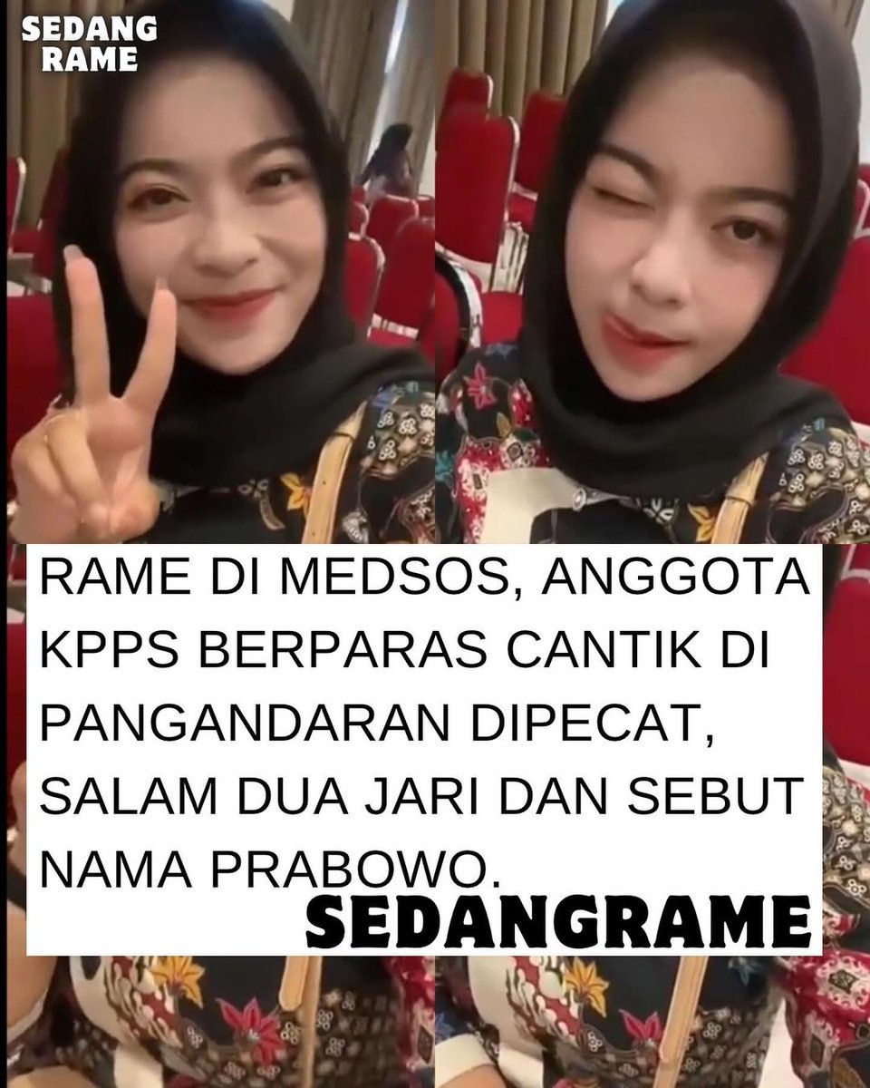 sedangrame_id's tweet photo. Langsung kena copot https://t.co/AWNVZDxKov