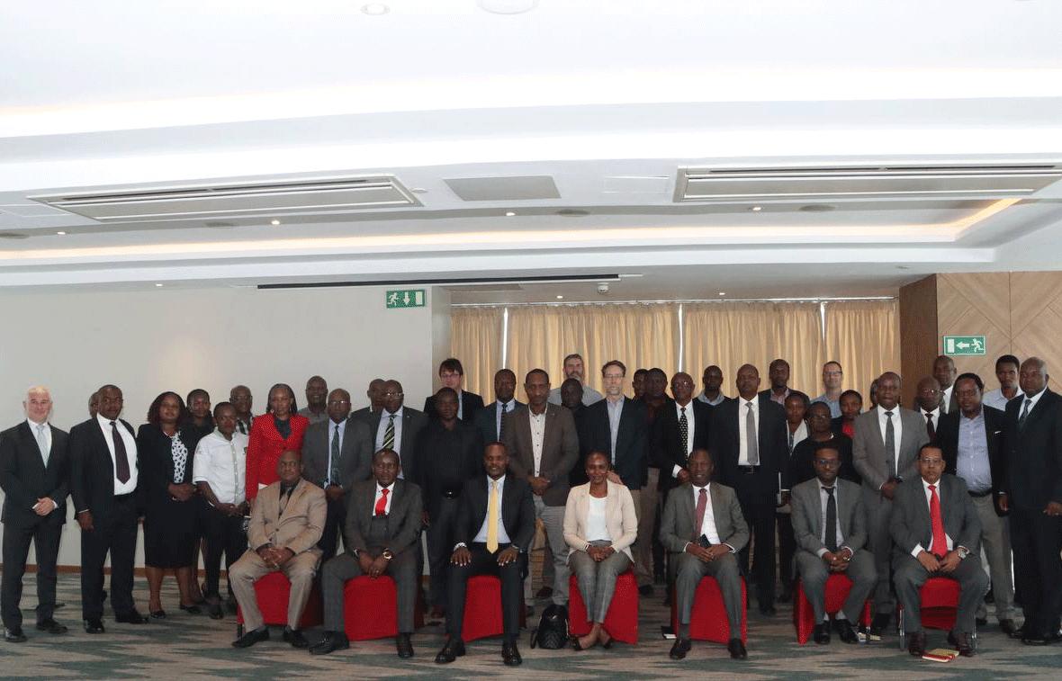 NemaKenya's tweet photo. Principal Secretaries Eng. Festus K Ng'eno (Environment and Climate Change) and Mr Gitonga Mugambi (Forestry) today attended the technical identification mission meeting of Kenya Watersheds Services Improvement Programme (KEWASIP) at a Nairobi hotel.

KEWASIP is a 10 years US $ 200 million programme funded by the World Bank with an additional support of US $ 38 m from the Climate Investment Fund (CIF). The overall objective of the project is to restore degraded landscapes and improve watersheds services for climate change resilience and improved livelihoods.

The programme will be implemented in Mt Kenya and Mau Forest ecosystems and is expected to strengthen capacity of national, county and local institutions to sustainably manage watersheds, restore degraded watersheds and promote sustainable land management practices for increased land productivity.

The scoping mission was attended by members of the World Bank led by Mr Ragini Dalal, Assistant World Bank Country Director and representatives of Principal Secretaries in the state departments of Agriculture, ASALs, Irrigation and Wildlife, Chief Conservator of Forests Mr Alex Lemarkoko, Water Resources Authority CEO Mr Mohamed Shurie, NETFUND CEO Mr Samson Toniok, Kenya Water Towers Agency, Director General, Prof Julius Tanui among other dignitaries. The Director General, NEMA was represented by Mr. Wilfred Osumo, the Authority's lead team member in the project implementation and Ms. Caroline Muriuki.