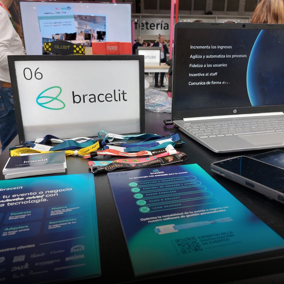 𝐋𝐚 𝐬𝐞𝐦𝐚𝐧𝐚 𝐩𝐚𝐬𝐚𝐝𝐚 𝐞𝐬𝐭𝐮𝐯𝐢𝐦𝐨𝐬 𝐞𝐧 #Fitur2024 ✈️🌍

Pudimos explicar cómo nuestra tecnología puede mejorar la gestión en el sector turístico💥

#Bracelit #Fitur2024 #andalucia #andalucialab #cashless #tecnologia