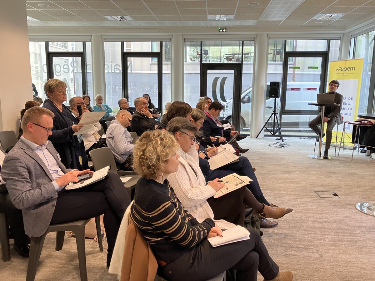 🔴#EnRegion #PaysdelaLoire

Conférences des partenaires de la <a href="/FEPEM_PDLL/">FEPEM_PaysdelaLoire</a> à #Nantes. 
💬Pascale Villiers rappelle l'importance et le dynamisme des partenariats locaux dans une région où 14,6% des ménages ont recours à l'emploi à domicile !