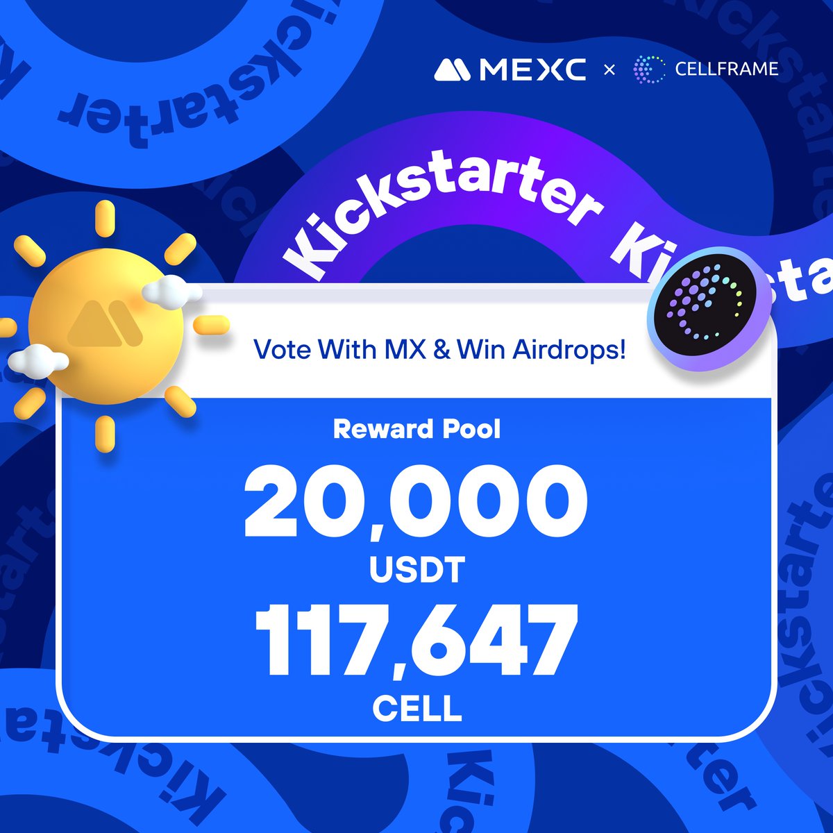 MEXC's tweet photo. .@cellframenet, a scalable, open-source, next-generation platform for building and bridging blockchains and services secured by post-quantum encryption, is coming to #MEXCKickstarter 🚀 

🗳Vote with $MX to share massive airdrops
📈 $CELL/USDT Trading: 2024-01-30 15:00 (UTC)

Details: https://t.co/Huhm3Yo5HU