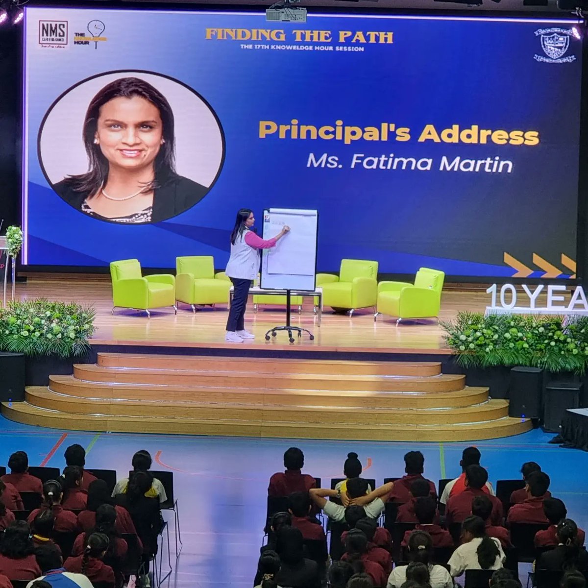 The 17th session of The Knowledge Hour for this Academic Year titled "Charting your course" was curated to understand the plethora of options available to the students and what the pathways to different courses are. 

Attendees -  Students of Grade 7&amp;8
Format - Panel Discussion