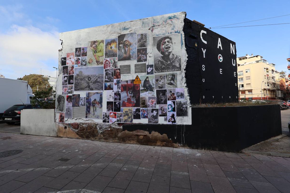 9barrispuntinfo's tweet photo. Mural per Palestina a la Plástica Flor https://t.co/9HcvmQiiSt https://t.co/isUcbLlL8d