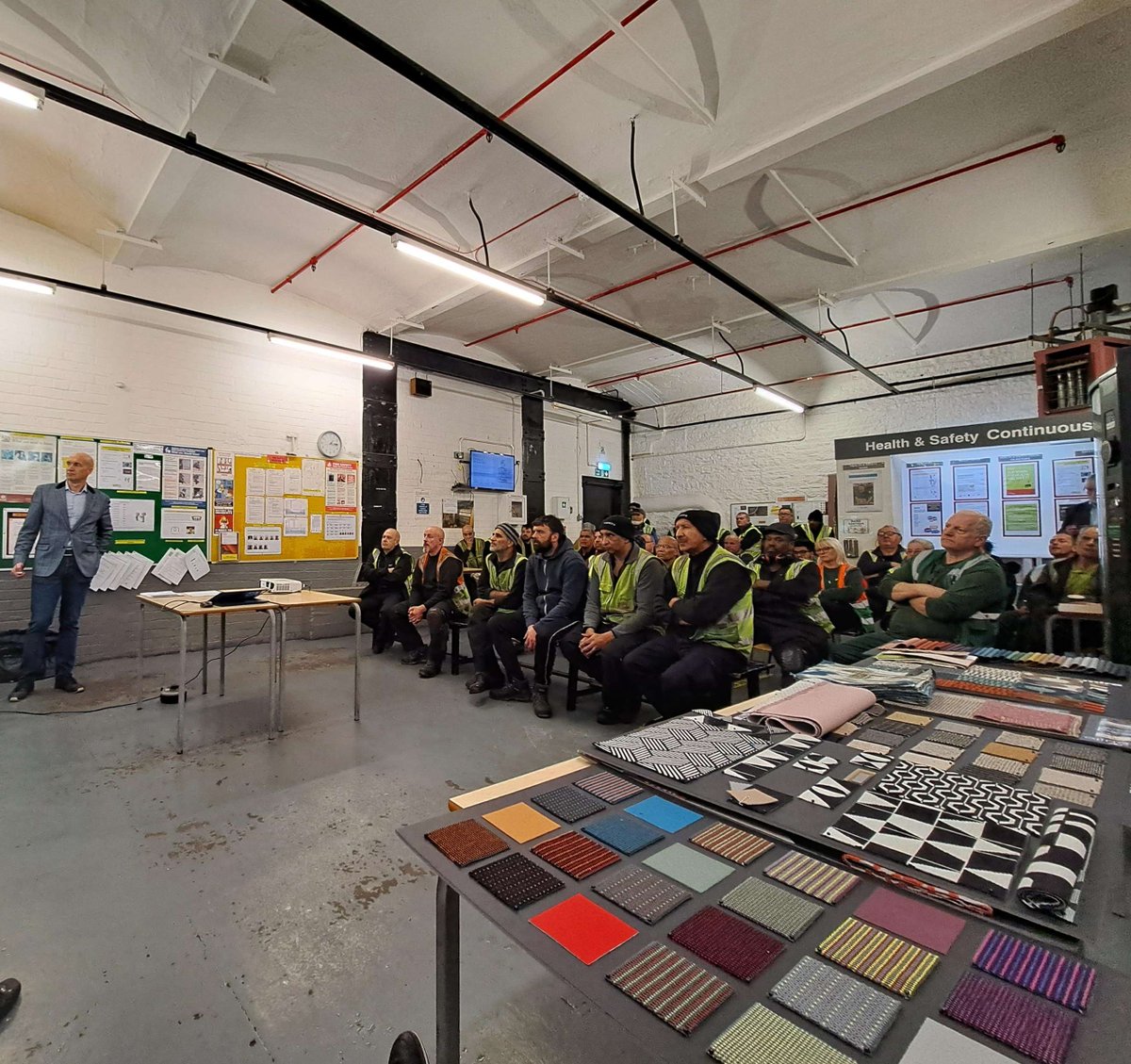 Last week we visited several Camira sites to deliver our internal Ambition 2028 business briefing, where we shared our highlights over the last year, as well as our plans for the future.