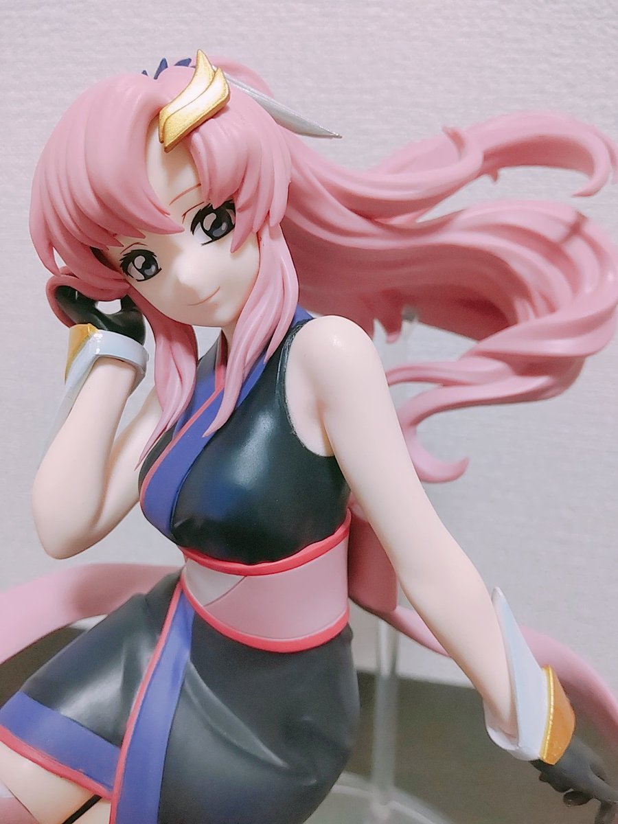 「運が向いてたのでラクスのフィギュアお迎えした。お顔も髪の躍動感とかも最高で良い!」|ちいのイラスト