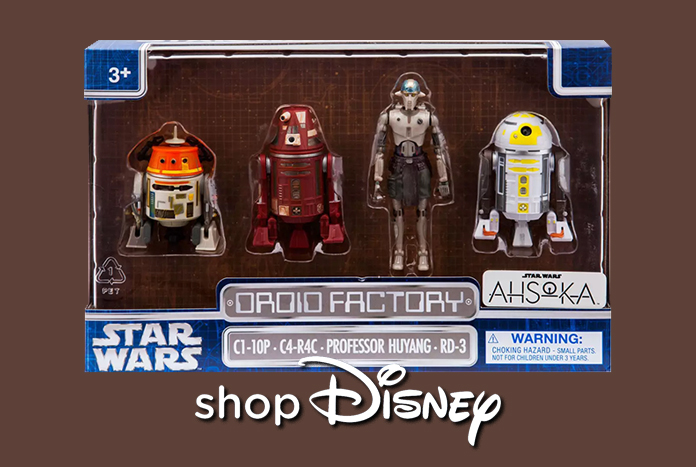 JediNewsNetwork's tweet photo. New Disney Droid Factory Four Pack from Disney+ Ahsoka Series Available Now - https://t.co/tYIfiPzbZT #StarWars @shopDisney #DroidFactory @AhsokaOfficial #Ahsoka @StarWars @DisneyStoreGBR @DisneyParks #ChopperDroid #DavidTennant https://t.co/WPaOcLjjFh