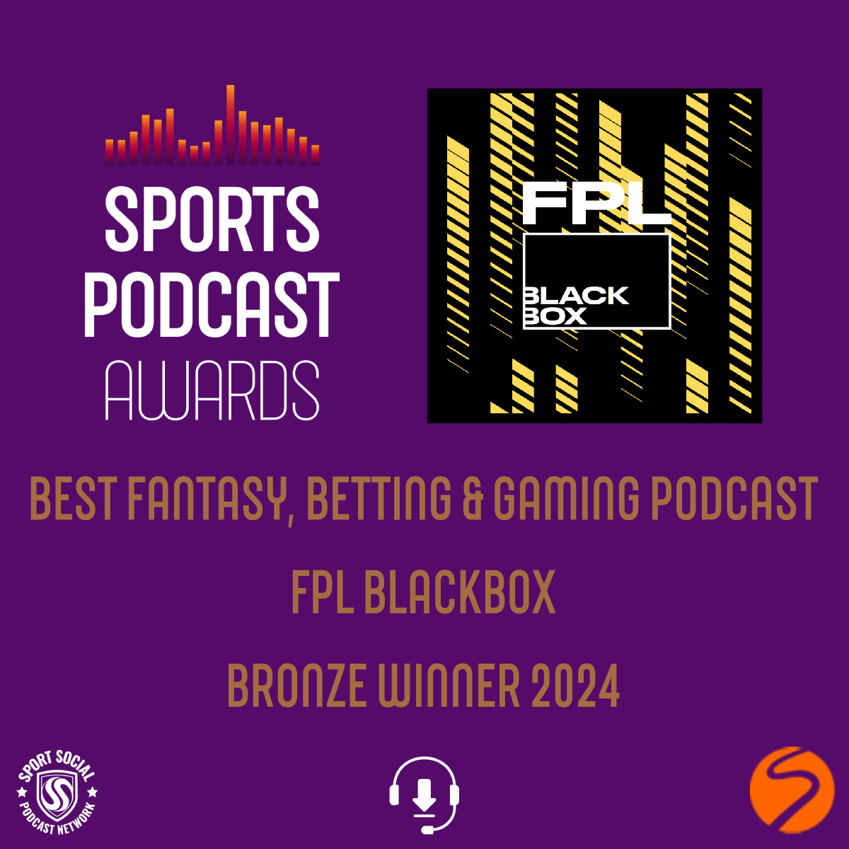 🥉 The Best Fantasy, Betting & Gaming Podcast Bronze Award goes to… FPL BlackBox @FPLBlackBox_ 🏆👏