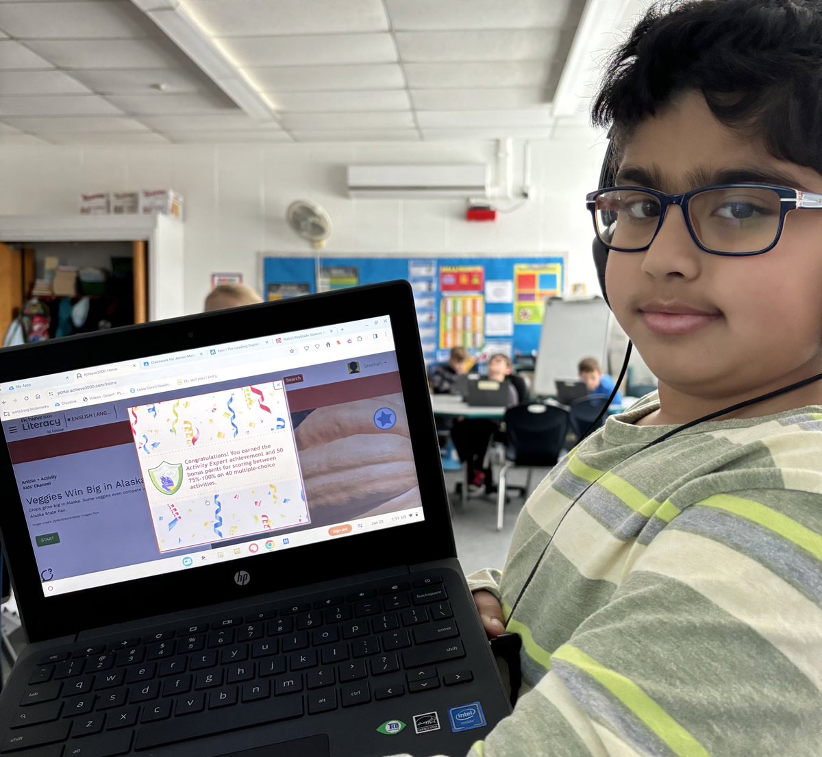 Thanks to the Achieve 3000 students are improving reading comprehension of nonfiction texts. Keep on earning badges and awards! <a href="/Jen1Curry/">Jennifer Curry</a> <a href="/kristymc24/">𝒦𝓇𝒾𝓈𝓉𝓎 𝑀𝒸𝐹𝒶𝓇𝓁𝒶𝓃𝑒</a> <a href="/MOSandshore/">Mount Olive Sandshore School</a>