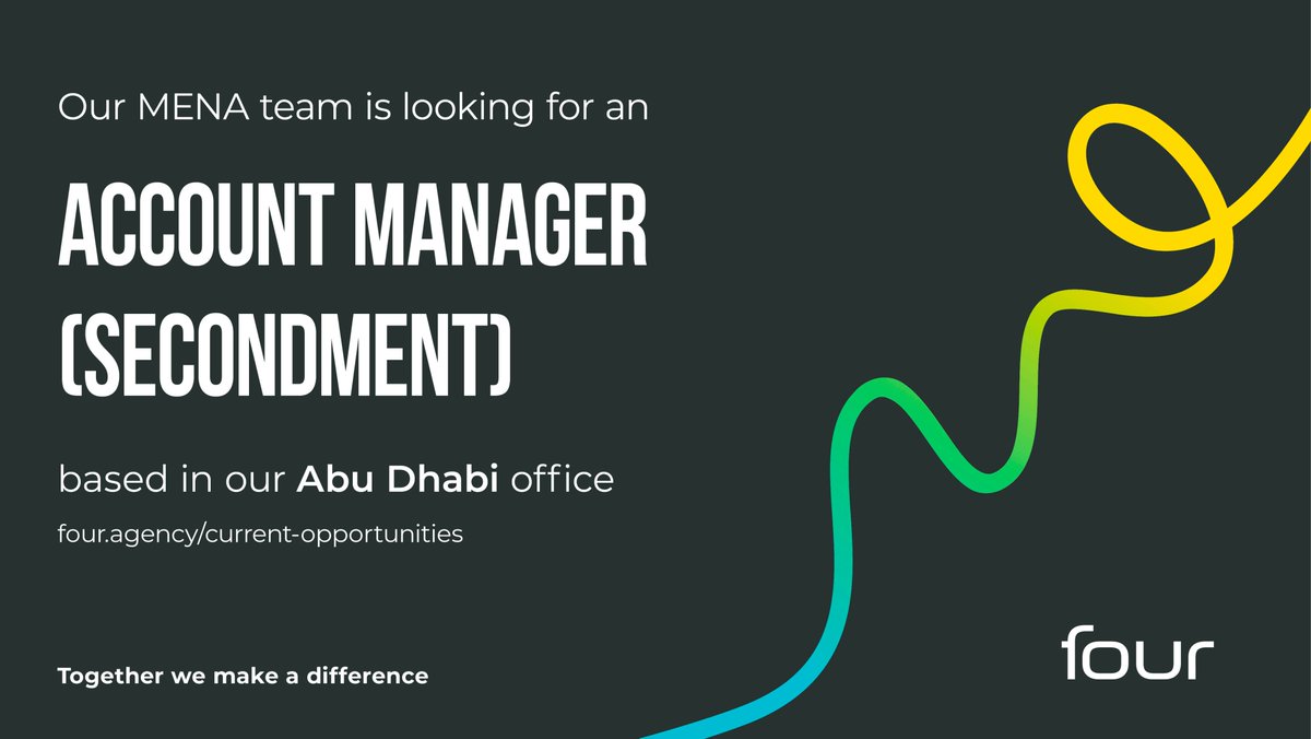 Job Alert! We're seeking a Social Media Account Manager to join us in Abu Dhabi. If you're passionate about social media and have a knack for creating compelling content, this is your chance! Apply now! t.ly/tNXCr #AbuDhabiJobs #SocialMedia #Hiring