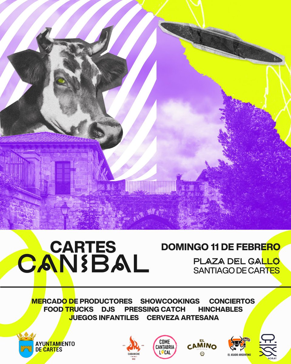 LPdeCos's tweet photo. El domingo 11 de febrero recuperamos el espíritu de las celebraciones de Carnaval con 'Cartes Caníbal: el Festival de la Carne de Cantabria', en donde pondremos en valor la importancia del consumo de carne de proximidad.

Pero, ¿qué tiene que ver la carne y los carnavales?
🧵👇🏽 https://t.co/CchjAVN0EU