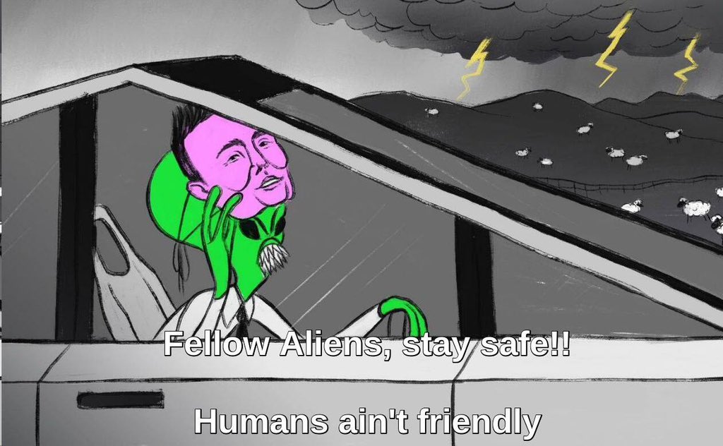 Internal joke at Raytheon <a href="/elonmusk/">Elon Musk</a> 

$ET