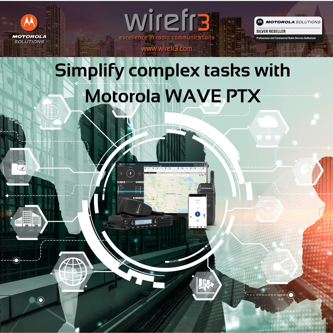 ptxwave1's tweet photo. Simplify complex tasks and improve response times with the advanced features of the @MotoSolutions #WAVEPTX service.  

⏩ https://t.co/pnwHeYhQVy

#twowayradio #walkietalkie #TaskSimplification @VeoliaUK https://t.co/I5GK33nvI1