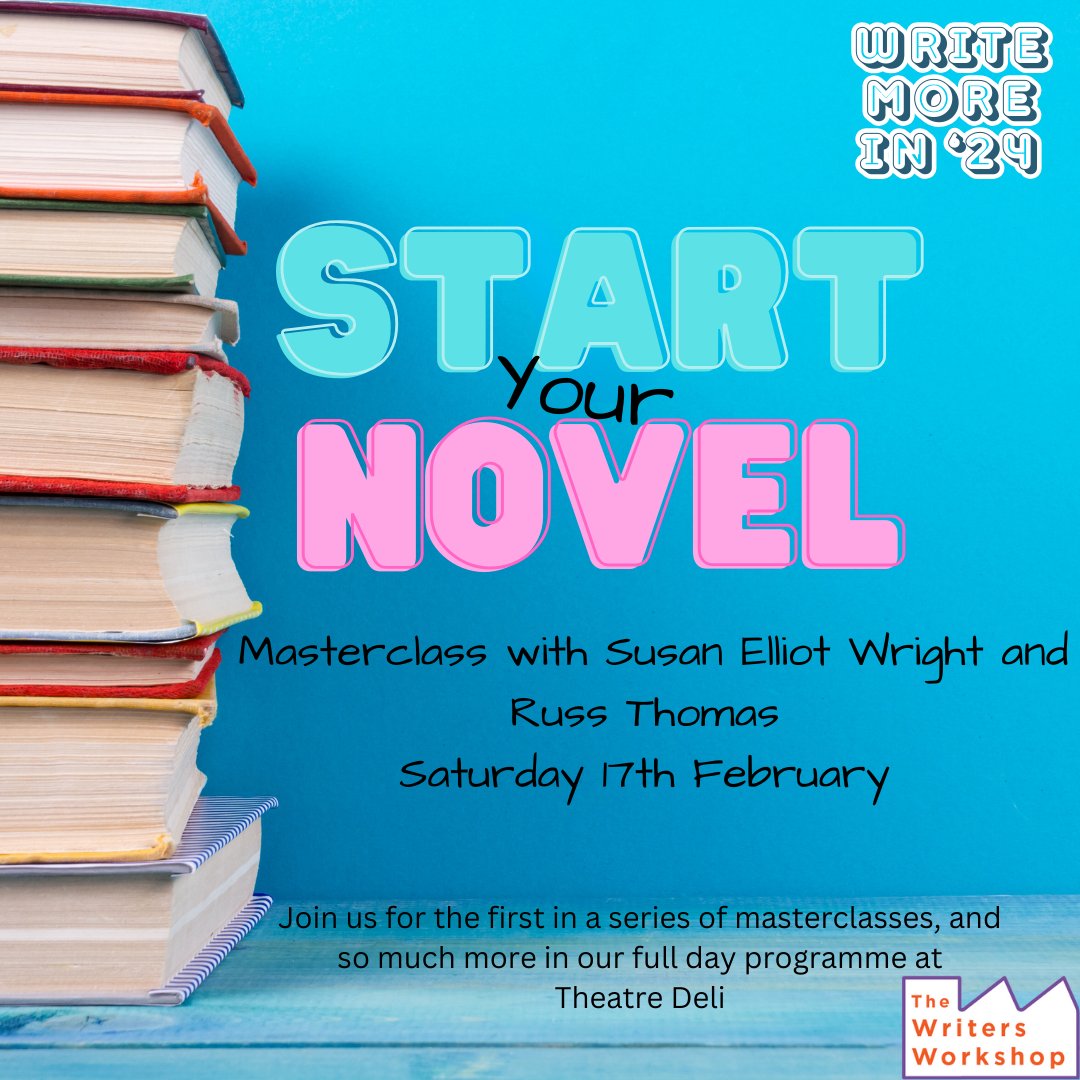 Our friends <a href="/workshopwrite/">The Writers Workshop</a> are running an amazing day for writers of all levels on 17 February with a series of workshops including this masterclass for anyone interested in writing a novel. A great opportunity to hone your skills in illustrious company!