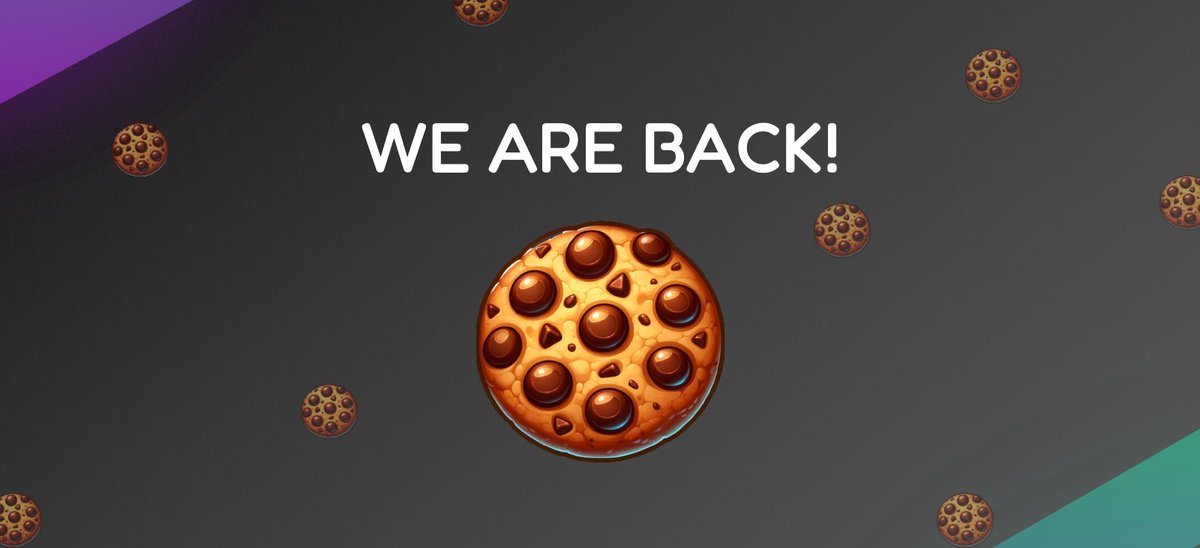 📢 Important Update from the CookiesClicker Team!  Our previous Twitter account was banned due to copyright issues. But don't worry, we're back as @CookiesOnSOL! 🍪

🌐 New URL: cookiesonsol.io. 
No data lost, just refresh the page.

RT to show us support! ♻️