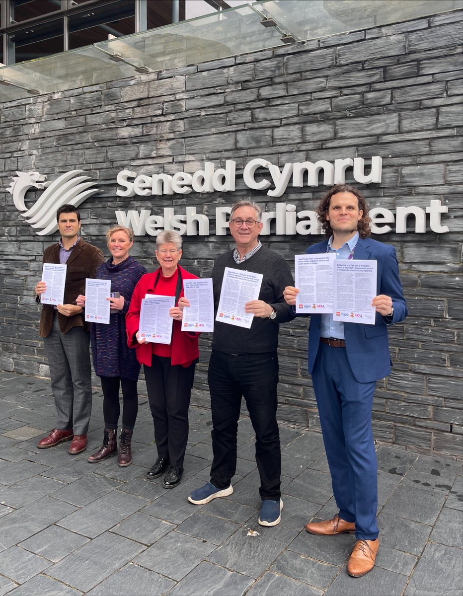 I welcome the joint trade union statement in support of the devolution of probation and youth justice to Wales. The case for change has been compellingly made over the years, most recently by the Independent Commission on the Constitutional Future of Wales.
<a href="/UNISONWales/">UNISON Cymru/Wales</a>
