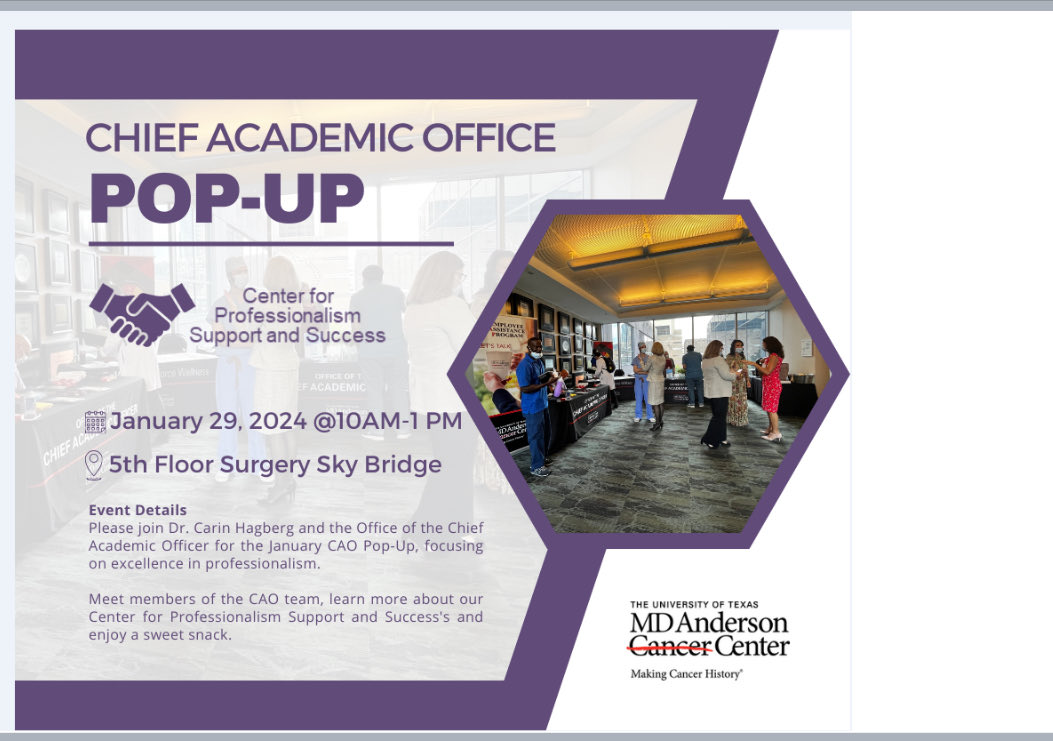 🌟 Join CPSS at the Chief Academic Office Popup. Main Building, 5th Floor Skybridge, near the ORs in periop. Learn more about CPSS, meet faculty & APP ambassadors, and get a sneak peek at our next incredible speaker!🤗⁦@CarinHagberg⁩ ⁦@AnneTsao2⁩⁦@MaureenT5⁩