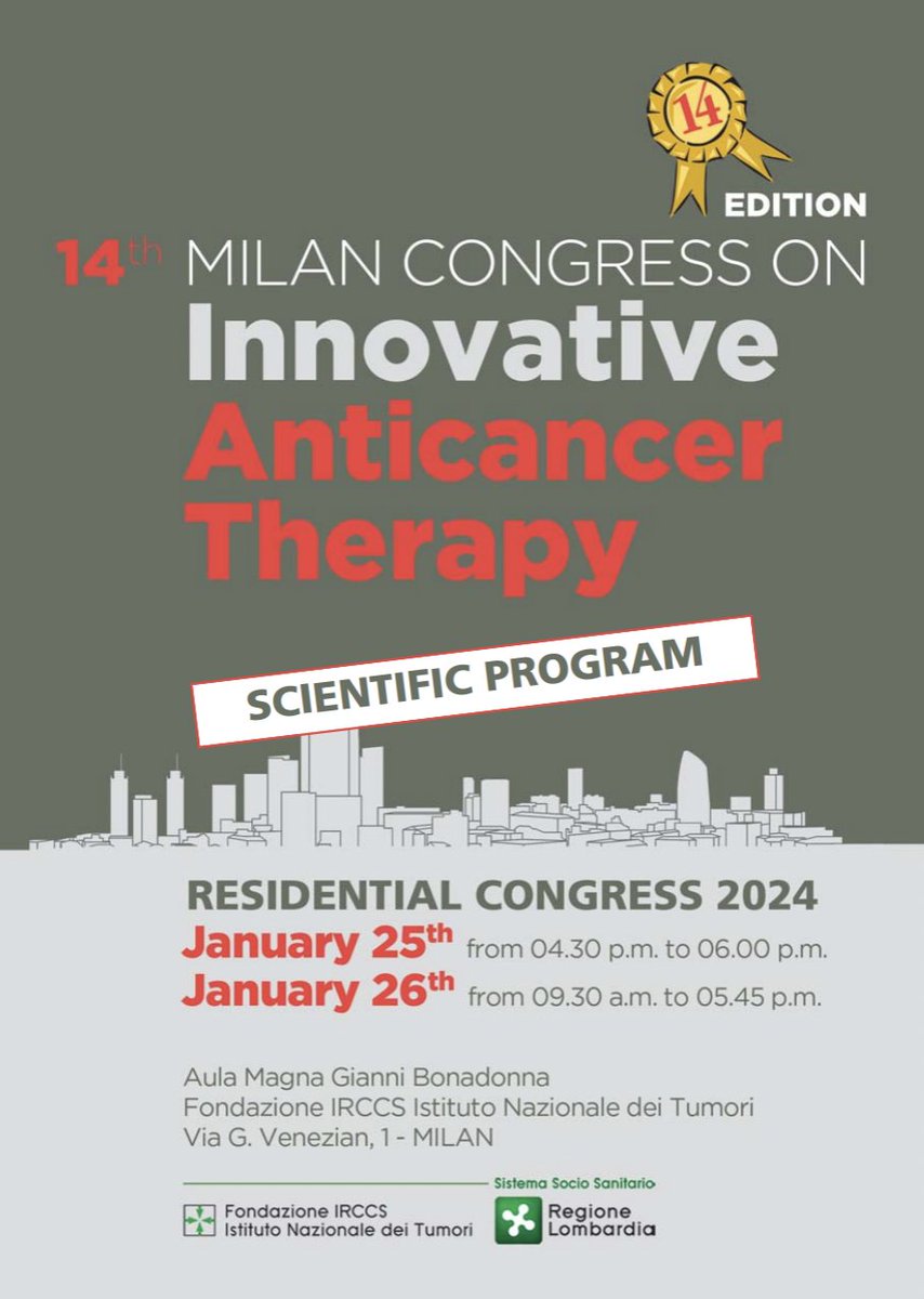 🚀 Last week was a whirlwind for our #I3LUNG Project! @PrelajArsela from @IstTumori delivered an talk at the '14th Milan Congress on Anticancer Innovative Therapy.' 🎙️ Topic: 'AI: new perspectives in oncology.' Thanks to organizers @IstTumori 🙌 Highlights below. 📸 #AIinOncology