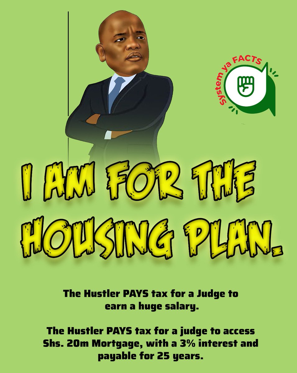 I support the housing levy because it's right for Kenyans to benefit from affordable housing.
Again it's good for hustlers to own homes under #BomaYangu Program.

It's time we allow President Ruto deliver the BETA plan.

#SystemYaFacts 
#DeliveringThePlan 
#VerifiedDiscourse