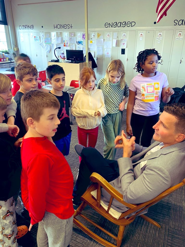 Thank you, Mr. Runger from <a href="/salesforce/">Salesforce</a>, for teaching our third graders about real-world services!