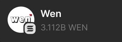 Who wants some $WEN ? 👀

Drop your $SOL wallets, follow &amp; RT 🎁

See you in 24 hours ⏰
