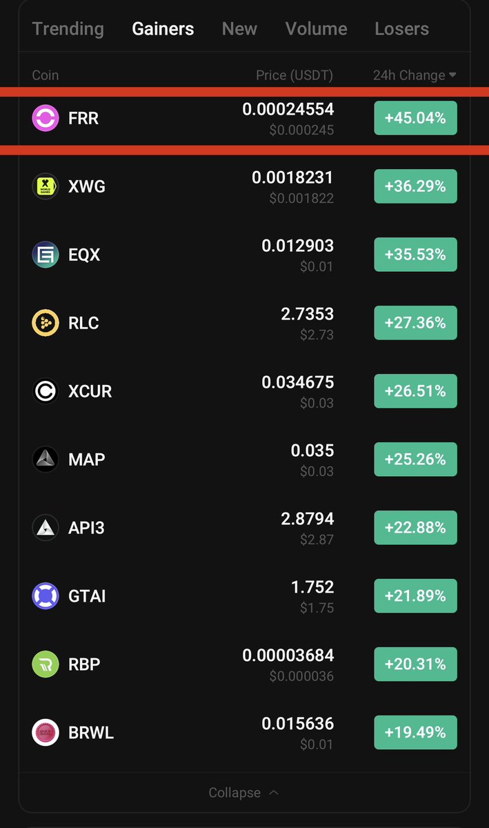 Bitcoinhabebe's tweet image. $FRR 400%(5x) to hit my first target. Notice how confident i am in $FRR From day one when i posted the bottom i said 

“5-10x targets buy and wait for green lines” 

We attracted Crazy volume in the millions to $FRR &amp;amp; it has been in a constant uptrend ever since the entry i…