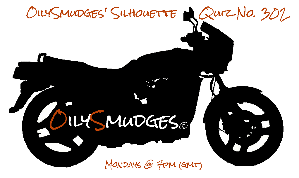 OilySmudges's tweet photo. Good evening &amp; welcome to the 302nd edition of the Silhouette Quiz
To take part:
1) FOLLOW @OilySmudges
2) REPOST (NOT QUOTE REPOST)
3) REPLY with the MAKE, MODEL &amp; YEAR (NO PHOTOS - that'll spoil the fun for others)
4) WAIT for DM with good news
5) REPEAT if no DM!
Good luck 🏍️ https://t.co/tlSmsf7sFJ
