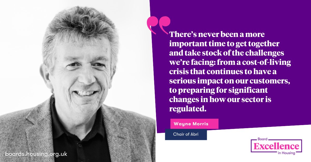 Have you booked your space?

Our Group Chair <a href="/WayneYne58/">Wayne Morris</a> is joining <a href="/pg0582/">Pamela</a>, at <a href="/natfedevents/">NHF Events</a> #NHFBoards discussing the upcoming #socialhousing challenges on 1-2 February.

The most collaborative #NHFBoards yet, helping our Boardrooms grasp changes.

More: bit.ly/3H2HH8v