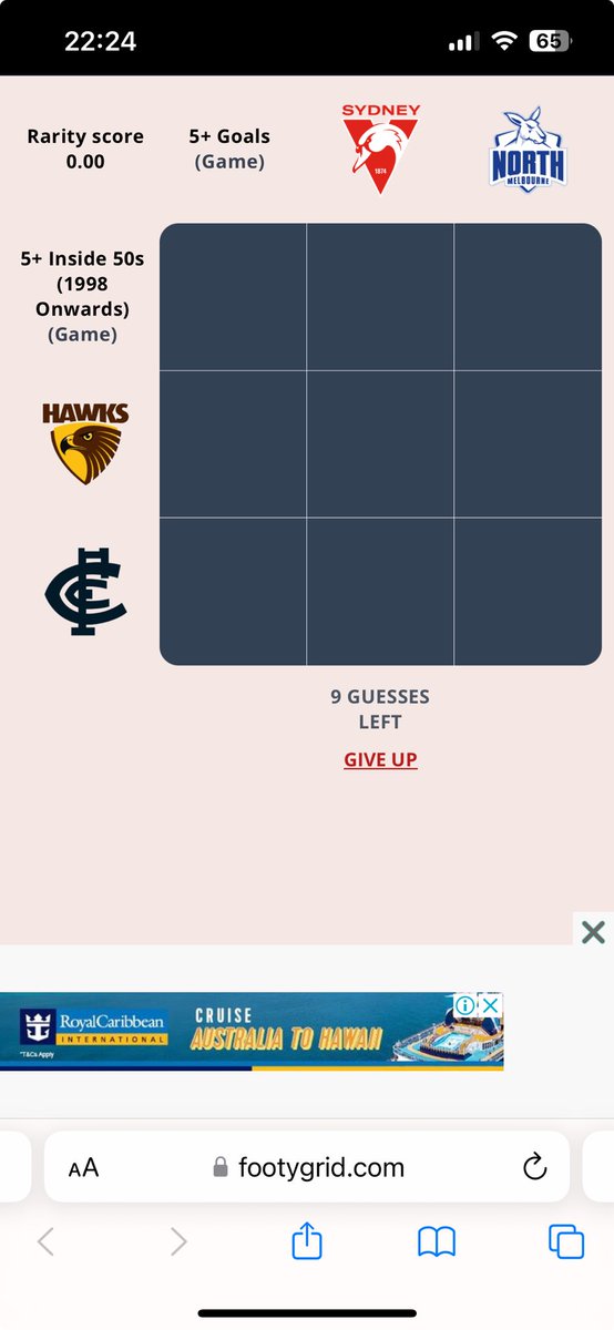 Pity you didn’t manage to slot 5 in a game ! 😂 ⁦<a href="/HarfSerious/">Daniel Harford</a>⁩