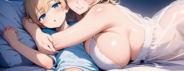 SluttyMiIf's tweet photo. “I could just eat you up~!”

She pressed against her son’s side, rubbing her cheek against his as she hugs even tighter; not even notice how hard he is or how his eyes dart to her white lingerie. After all shes much too busy adoring him. #sexrp #lewdrp #nsfwrp #taboorp #incestrp https://t.co/QuoFFywZmh