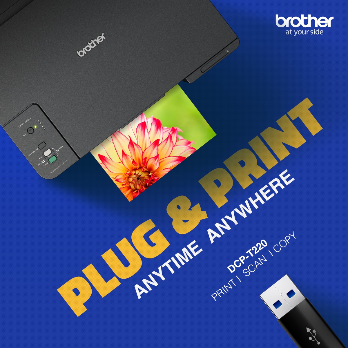 brotherindia's tweet photo. Just get Brother DCP-T220 Ink Tank Printer, a user-friendly machine where you can print anytime, anywhere.

#BrotherPrinters #BrotherPrinter #InktankPrinter #Inktank #Print #Scan #Copy #AtYourSide #Brother #BrotherIndia #GlobalBrandFromJapan https://t.co/Rf4oP97A3y