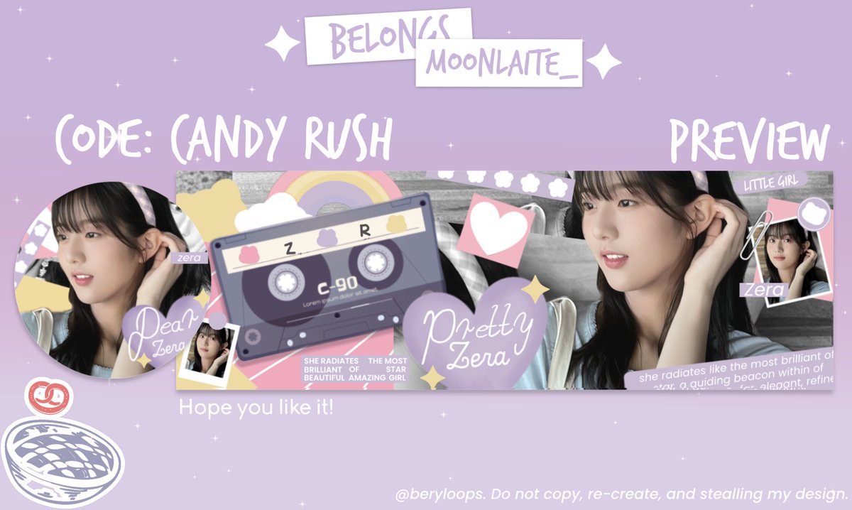 dearzera's tweet image. another layoutt cantikk, shout out buat @bychococheese udah ngadain giveaway nyaa, luvv sekebon 💕 ngga lupa shout out ke @beryloops buat layout nyaa yang udah kuincer iniii ✨