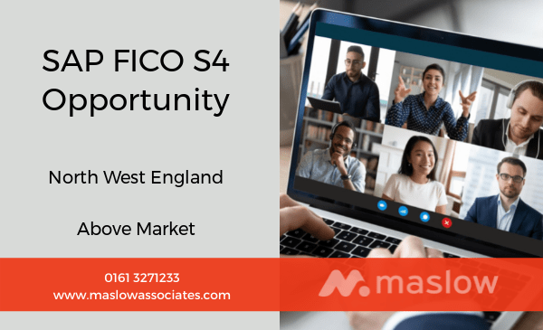 New role! SAP FICO S4 Opportunity, Above Market + up to £11000 of additional yearly pay. - #NorthWestEngland.